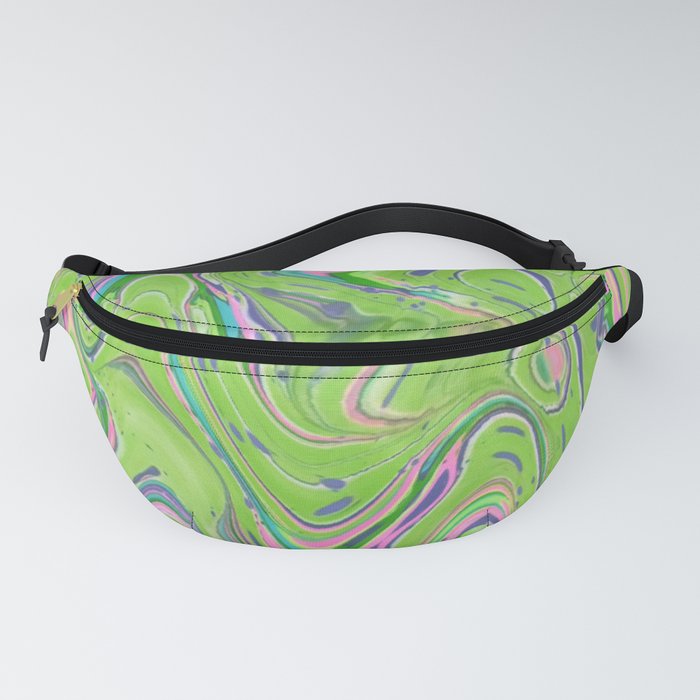 green wave Fanny Pack