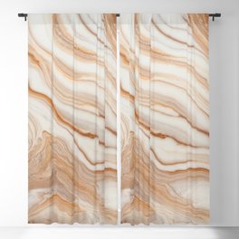 Jupiter Marble #3 Swirling Bands of Clouds Blackout Curtain