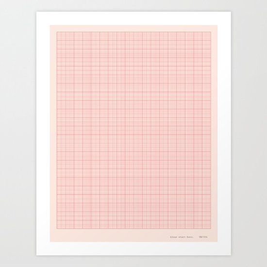 ideas start here 004 Art Print