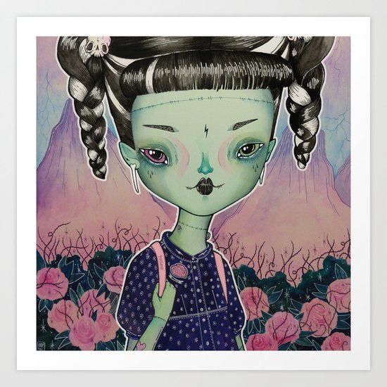 Frankie Goes To School Art Print