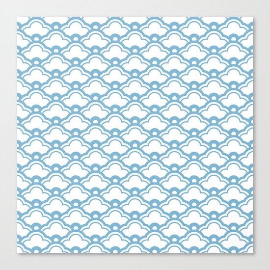 matsukata in dusk blue Canvas Print