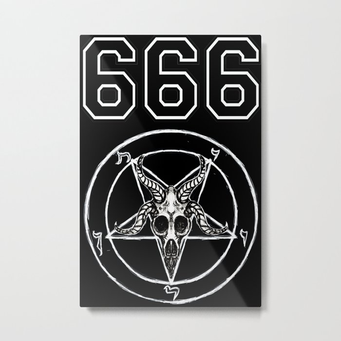 Baphomet 666 Metal Print