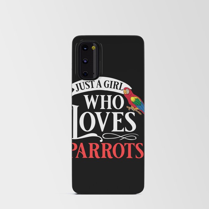 Parrot Bird Quaker African Gray Macaw Cage Android Card Case