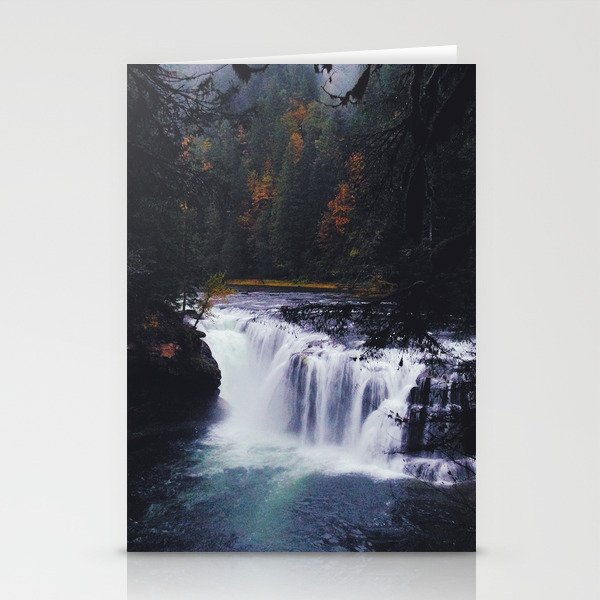 Lower Lewis River Falls #2 Stationery Cards