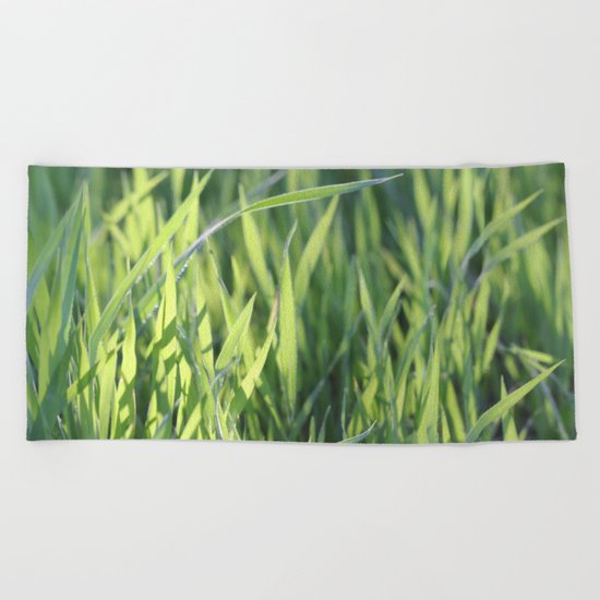 Green Paradise Beach Towel