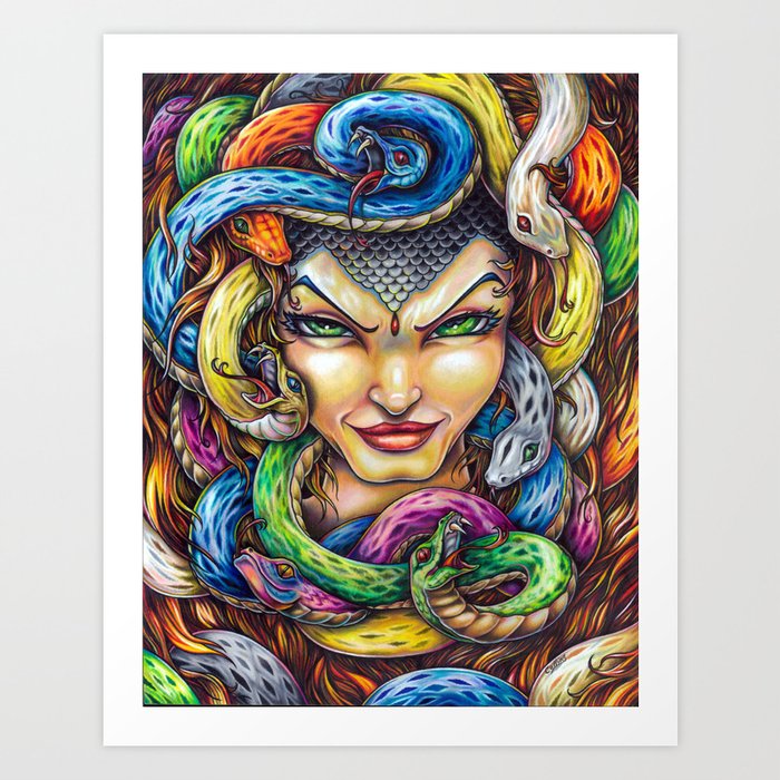 Medusa Art Print