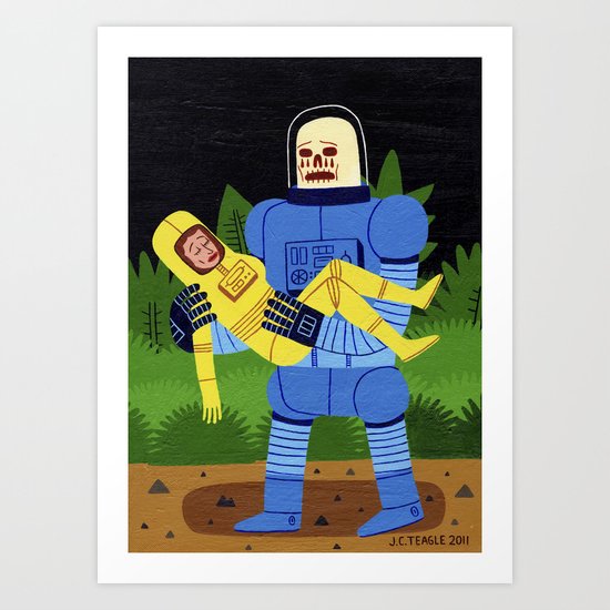 Loss in Space Art Print