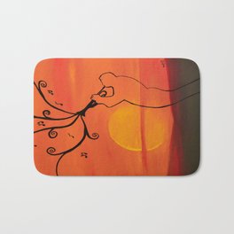 Playing a trumpet  Bath Mat | Music, Painting, Abstract 