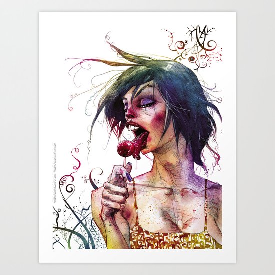 Lollipop Art Print
