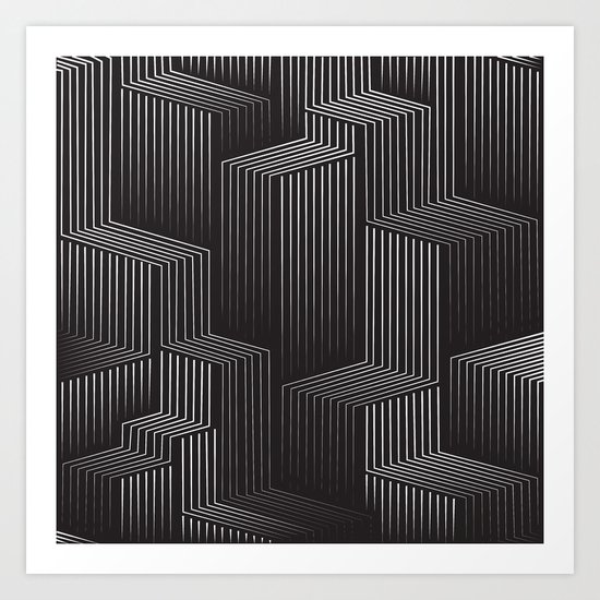 Blocks Art Print