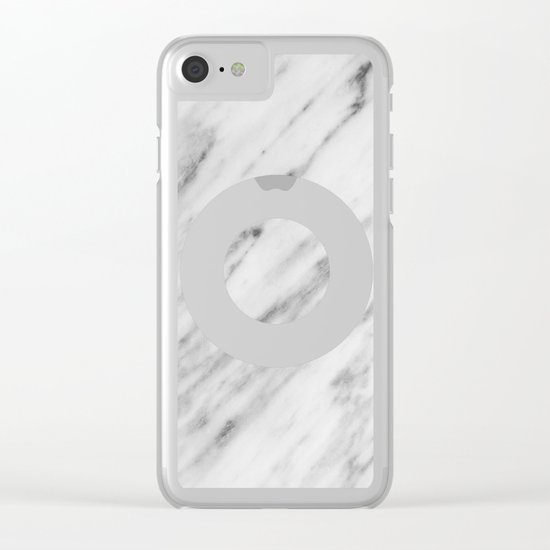Bw Marble Clear iPhone Case