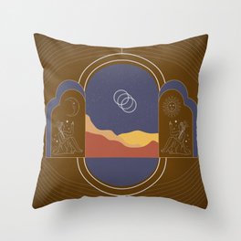 Spirits in the Night Throw Pillow