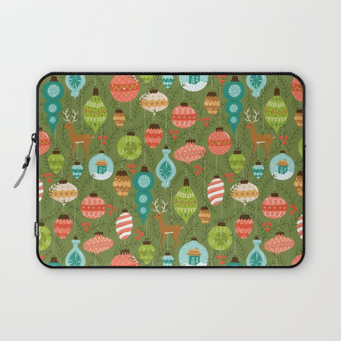 Mid Century Ornaments - Traditional Laptop Sleeve