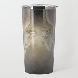 William Blake The Angels hovering over the body of Christ in the Sepulchre Travel Mug