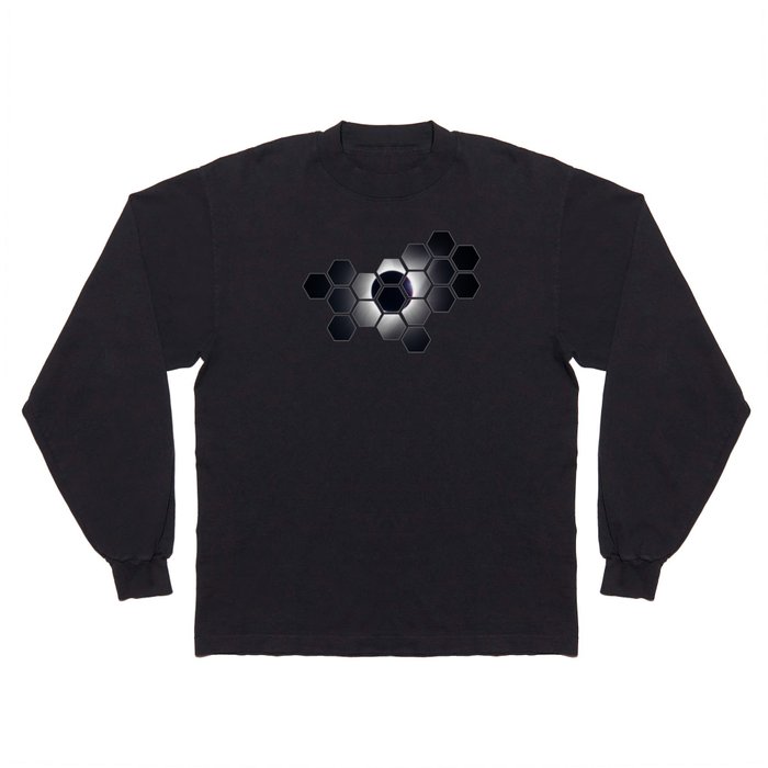 Space cubes - planet in space Long Sleeve T Shirt