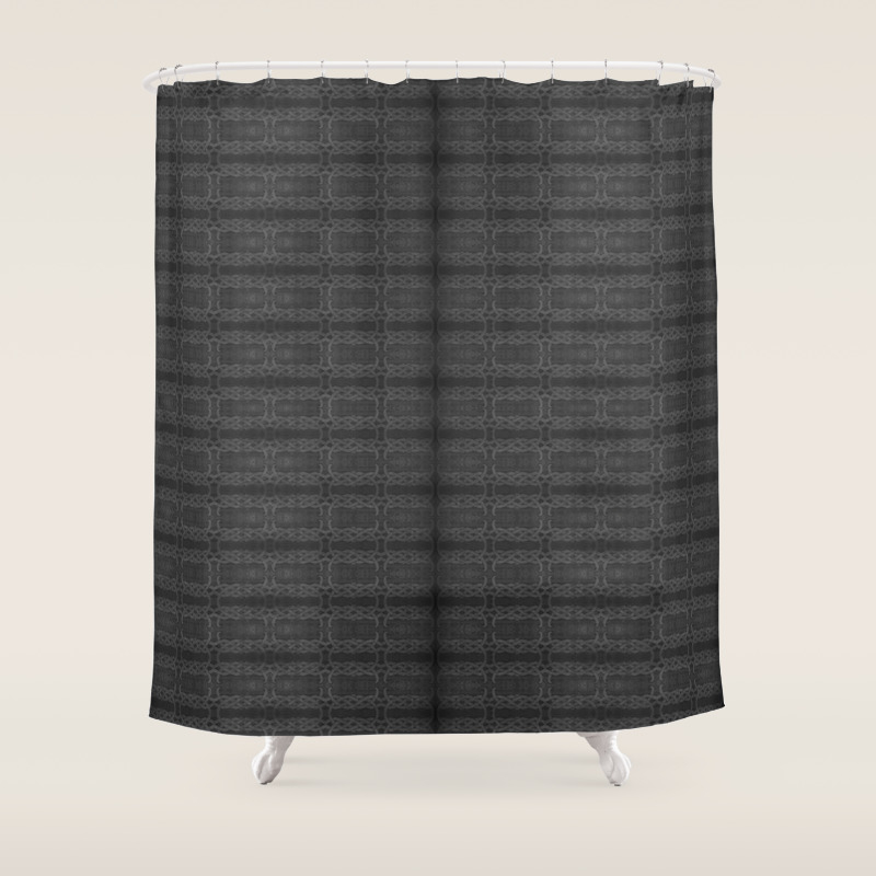 Grey Lattice Shower Curtain By Jeffreyjirwin Society6