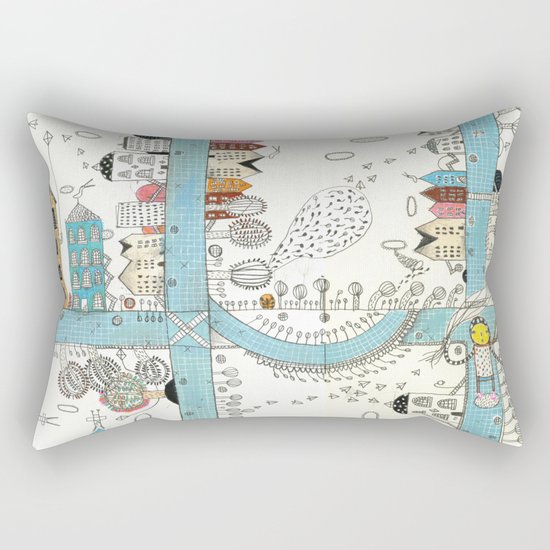 DownTown Rectangular Pillow