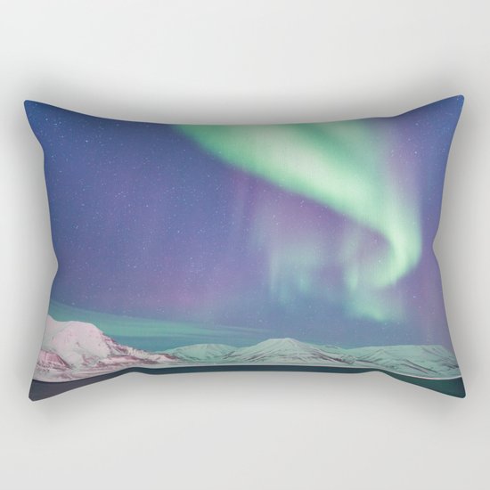 Aurora Borealis Rectangular Pillow