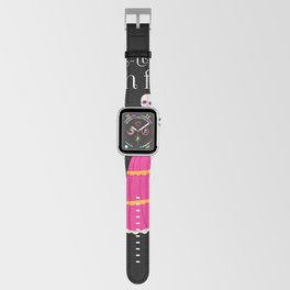 Part Time Tooth-Fairy | Pink Skeleton Apple Watch Band