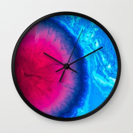 3D Colorfol Blackhole Illustation Wall Clock