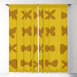 Yellow butterflies. Blackout Curtain