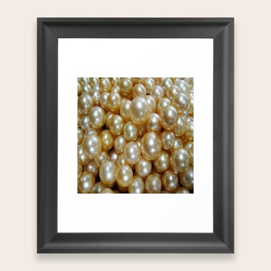 Pearls Framed Art Print