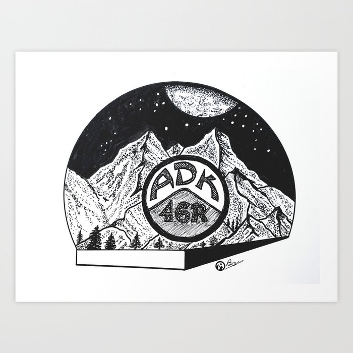 Adk 46er Adirondack Mountains Night Sky Mountains Original Artwork Art Print By Darkmountainarts Society6 Night sky png money falling from the sky png moon and stars png night cloud png good night png night lights png. adk 46er adirondack mountains night sky mountains original artwork art print by darkmountainarts