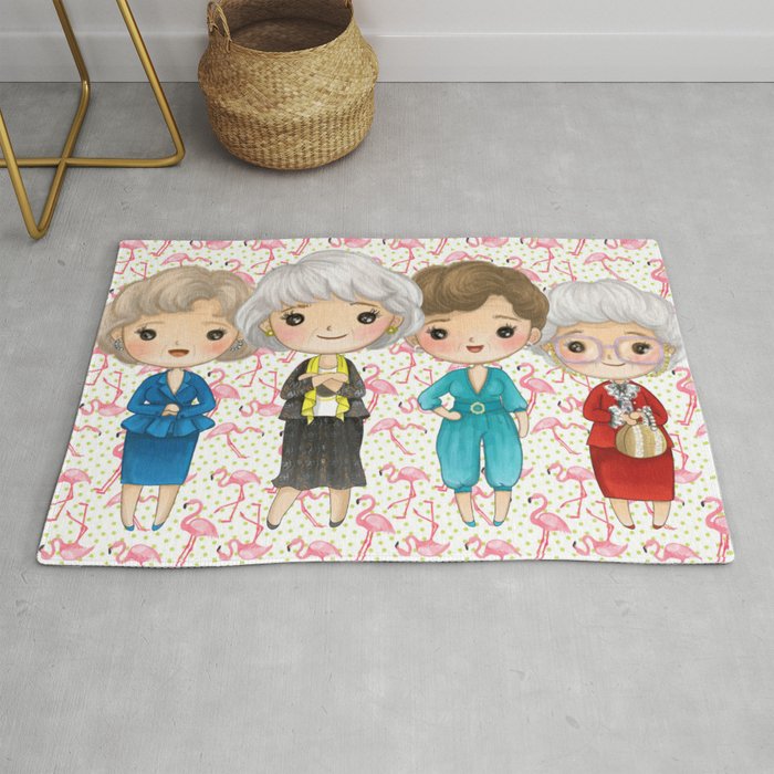 Golden Girls Miami Summer  Rug