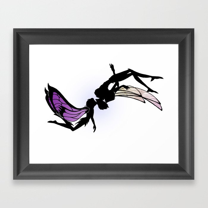 Butterfly Bog Framed Art Print