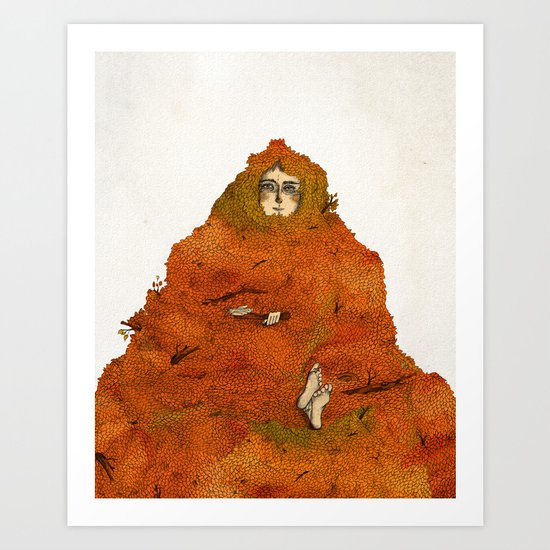 Autumn Leaves Art Print