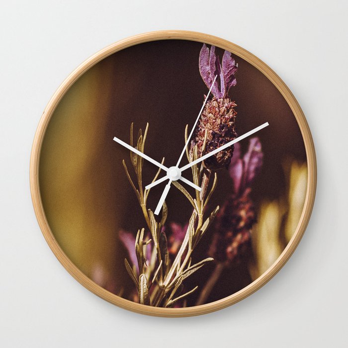french lavender Wall Clock