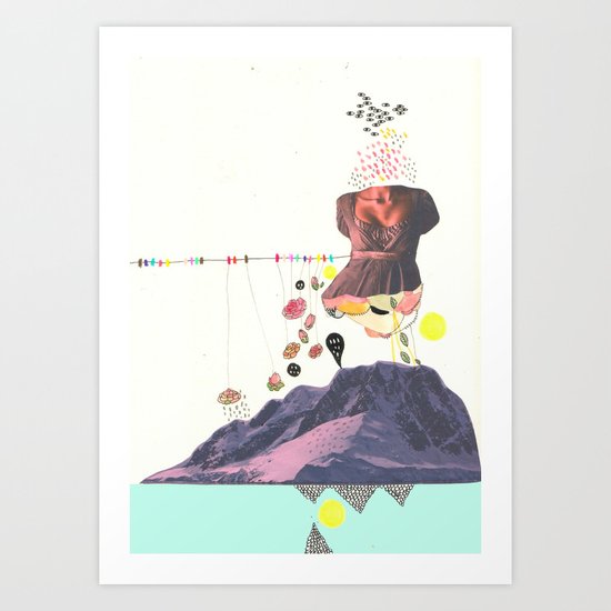 In a Pretty Land---for RVLVR Art Print