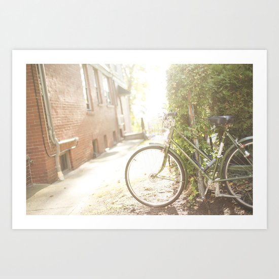 Bike Ride In the Sun Art Print