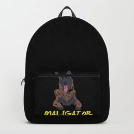 Maligator - Malinois Belgian Shepherd - Dog Owner Backpack