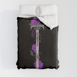 Thorn Sword Purple Duvet Cover