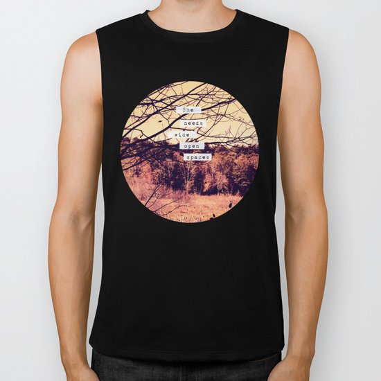 Wide Open Spaces II Biker Tank