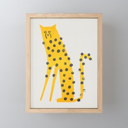 Speedy Cheetah Framed Mini Art Print