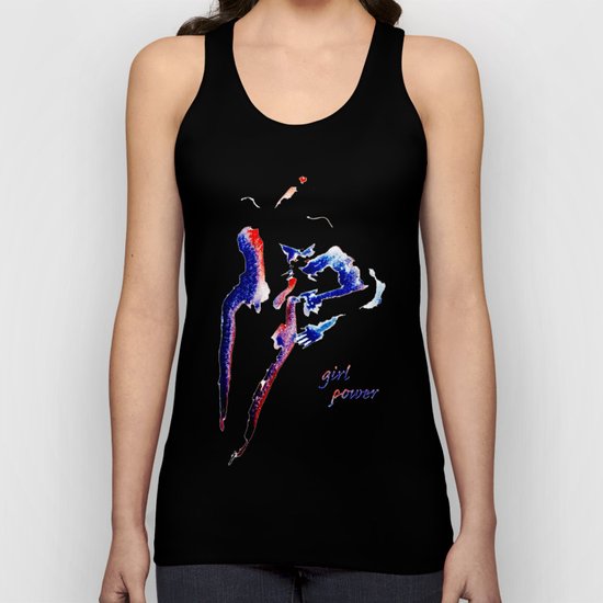 girl power Unisex Tank Top