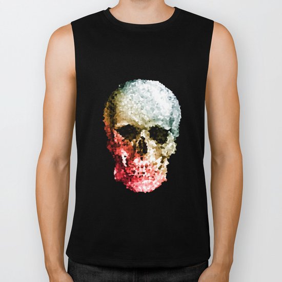 Skull Coloride Biker Tank