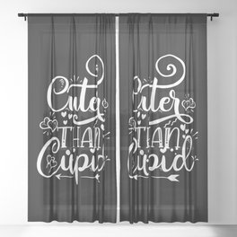 Cuter Than Cupid Sheer Curtain