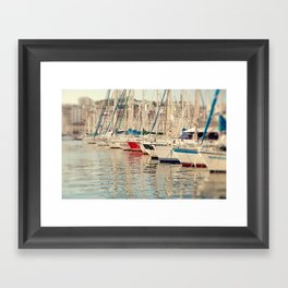 Marseille Harbor Framed Art Print