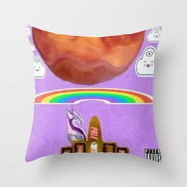 The Invisible Pale Horse Of Nibiru Throw Pillow
