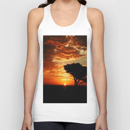 Fiery Dragon Unisex Tank Top