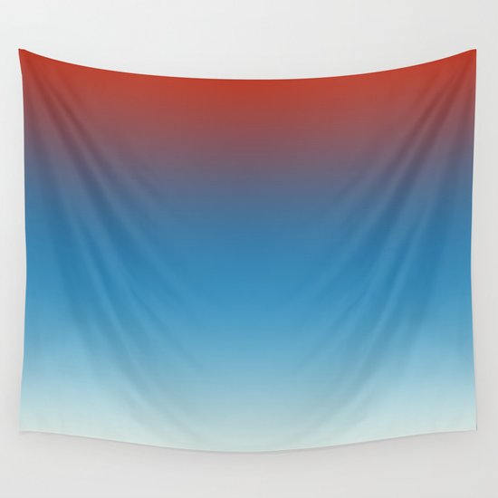 Roatan Classic Colorful Red Blue White Abstract Minimal Modern