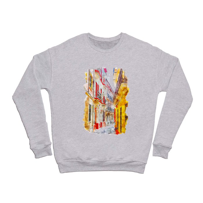 Seville, the colorful streets of Spain Crewneck Sweatshirt