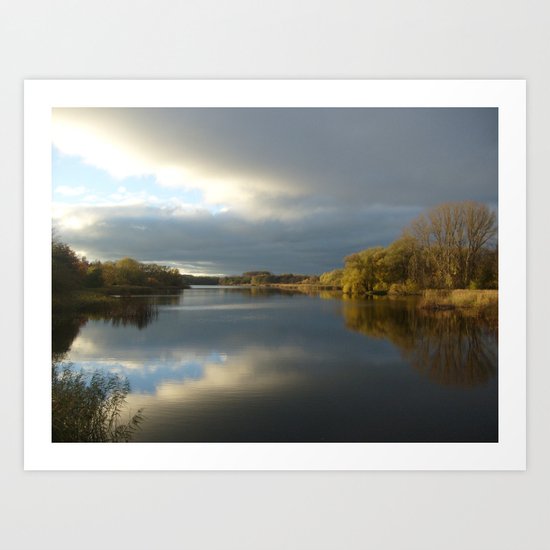 View on the Lake Art Print