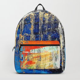 Golden Dawn, Abstract Landscape Art Backpack