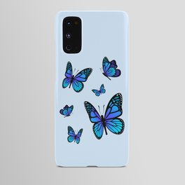 Butterfly Blues | Blue Morpho Butterflies Collage Android Case