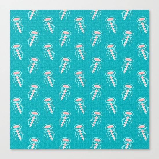 Jellyfish_Pattern Canvas Print
