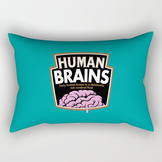 Human Brains Rectangular Pillow